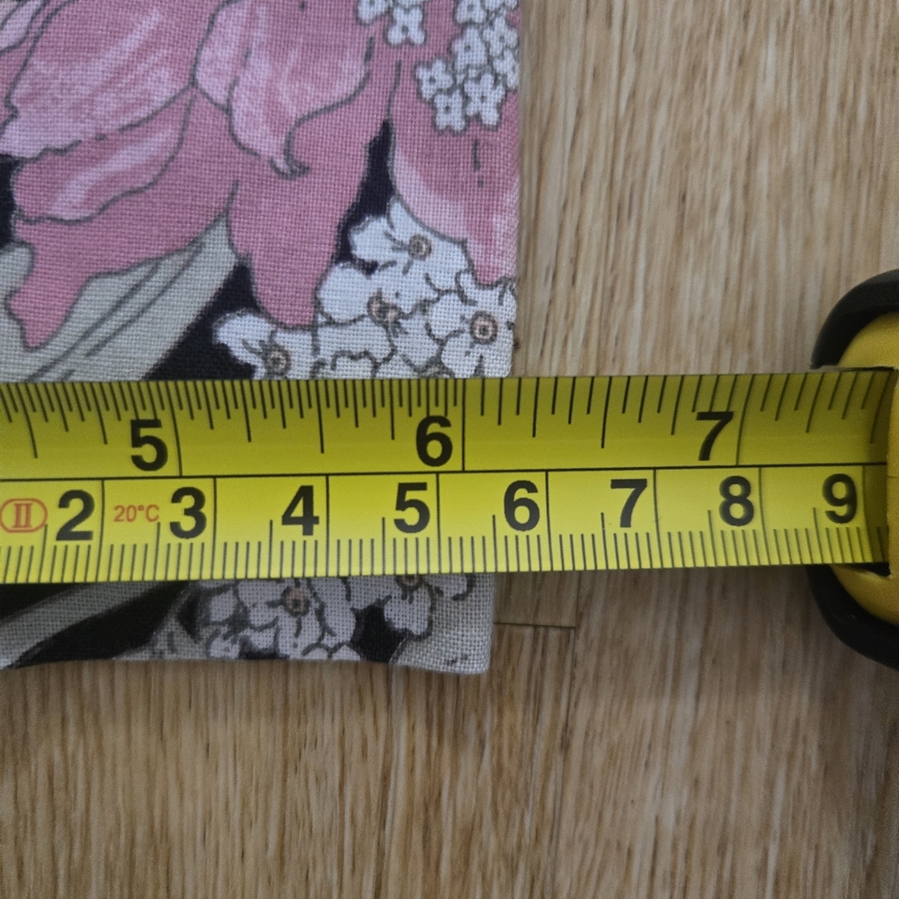 Vintage Floral Black and Pink Women's Dress - Picture 5 of 7